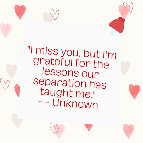 A romantic I miss you quotes for him image after a breakup with a simple design.
